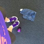 Purple vibes at the gym this morning what are youhellip